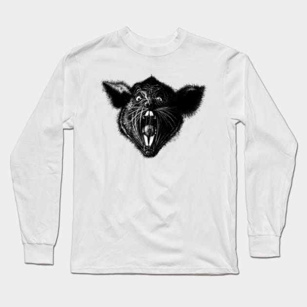 Rat Face Long Sleeve T-Shirt by DougSQ